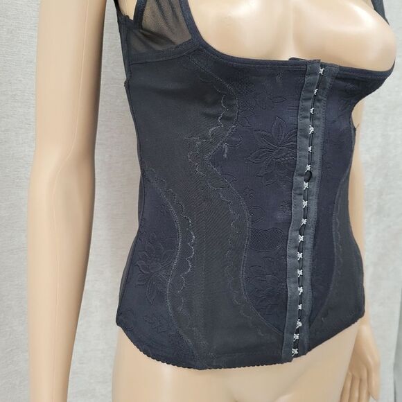 Black Underbust front closure shapewear Women's Size XL - Picture 7 of 14